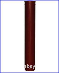 125mm 5 Red Enamel 300mm Flue Pipe for Multi Fuel & Woodburning Stove SALE