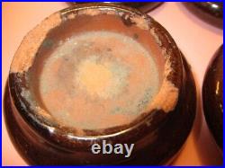 1850-1900 Extremely Rare Pottery Castors For Feet Wood Burning Cast Iron Stove
