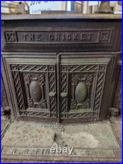 1855 The Cricket Cast Iron Wood Stove R. R. Finch & Son 1855 The Cricket Cast Iron Wood Stove R. R. Finch & Son