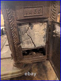 1855 The Cricket Cast Iron Wood Stove R. R. Finch & Son 1855 The Cricket Cast Iron Wood Stove R. R. Finch & Son