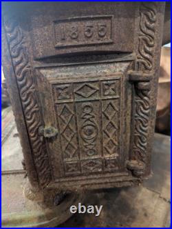 1855 The Cricket Cast Iron Wood Stove R. R. Finch & Son 1855 The Cricket Cast Iron Wood Stove R. R. Finch & Son