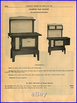 1940 AD 8 Page Charter Oaks Ranges Oven Cook Stove Airflow Coal Wood Burning