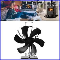 1 Pcs Fireplace Fan 180100195mm Black Wood-burning Stove High Quality