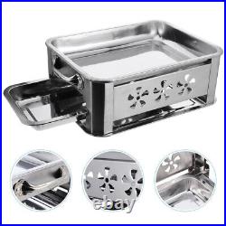 1 Set of Fish Grilling Stove Portable Wood Burning Stove Backpacking Stove