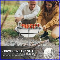 1pc Folding Novel Portable Wood Burning BBQ Stove for Picnic Camping Outdoor