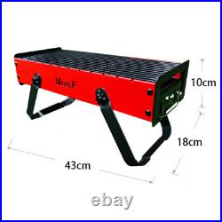 1pc Wood Burning Bbq Grill Stoves Foldable Grilling Stove