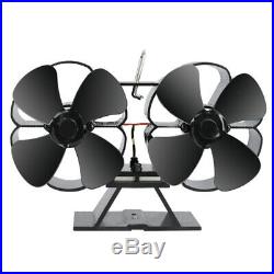 2 Blowers 8 Blades Oven Fan Automatic Automatic 50 Starting Wood Burning Stove