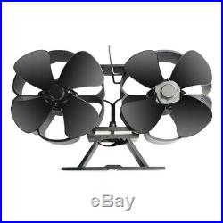 2 Blowers 8 Blades Oven Fan Automatic Automatic 50 Starting Wood Burning Stove