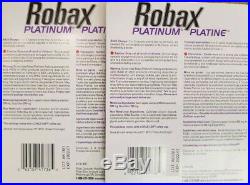 2 x sealed ROBAX Platinum Muscle and Back Pain Relief 204 Caplets total exp 2022