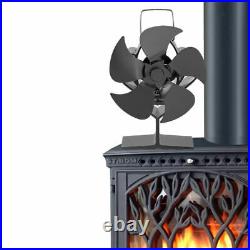 2pcs Fireplace Stoves Blades Part Aluminum Alloy Wood-Burning Accessories