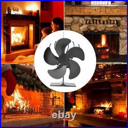 2pcs Fireplace Stoves Blades Part Aluminum Alloy Wood-Burning Accessories