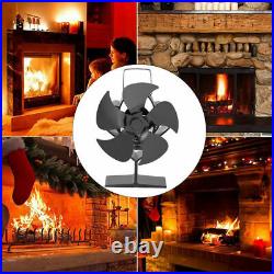 2pcs Fireplace Stoves Blades Part Aluminum Alloy Wood-Burning Accessories