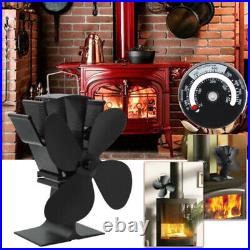 2x Wood Burning Stove Fireplace Fan Pellet Stove Fan Part