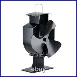 3-Blade Fan Wood Burning Stove Heat Powered Fan Fireplace Fan Wood Stove Fan