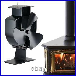 3-Blade Fan Wood Burning Stove Heat Powered Fan Fireplace Fan Wood Stove Fan