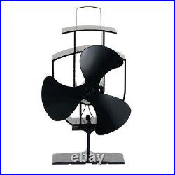 3-Blade Fan Wood Burning Stove Heat Powered Fan Fireplace Fan Wood Stove Fan