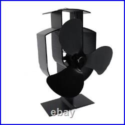 3-Blade Fan Wood Burning Stove Heat Powered Fan Fireplace Fan Wood Stove Fan