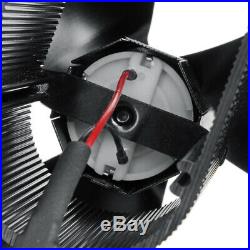 3-Blade Heat Powered Stove Fan With Thermometer for Wood Log Burning Burner Stove