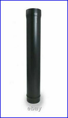 4/100m x 900mm Flue Pipe Matt Black for Woodburning, Multi Fuel & Gas Stoves