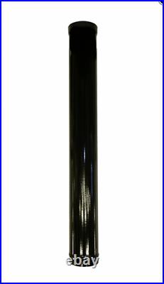 4 5 6 Flue Pipe 1200mm Gloss Black for Woodburning, Multi Fuel & Gas Stoves
