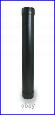 4 5 6 Flue Pipe 1200mm Matt Black for Woodburning, Multi Fuel & Gas Stoves