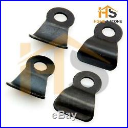 4 x Stove Glass Clips Bracket For Wood Burning and Multifuel Stoves