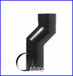 5/ 6 Adjustable Offset Section Flue Pipe for Woodburning and Multi Fuel Stoves