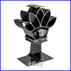 5 Blowers Stove Fan Heat Powered Wood Burning Eco-Friendly Silent for Wood Stove