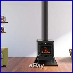 6Kw Fireplace Cast Iron Wood Burning Log Burner Multifuel Traditional Stove