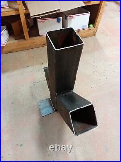6 Wide Rocket Stove Wood Burning Camping Outdoor Cooking NEW