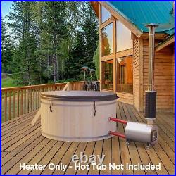 ALEKO External Wood-Burning Hot Tub Heater Equivalent to 10-15kW Heater ALEKO External Wood-Burning Hot Tub Heater Equivalent to 10-15kW Heater