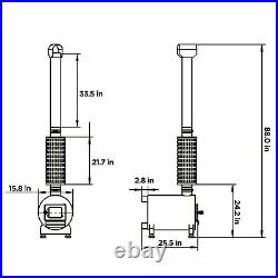 ALEKO External Wood-Burning Hot Tub Heater Equivalent to 10-15kW Heater ALEKO External Wood-Burning Hot Tub Heater Equivalent to 10-15kW Heater