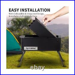 APROMISE Rocket Stove Rocket Stove Wood Burning Portable with Free Carrying