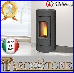 ARCKSTONE Heating stove wood-burning water Caminetti Montegrappa Ring LHW10 XW