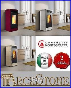 ARCKSTONE Thermo Stove wood-burning water Caminetti Montegrappa Country LHW10 XW