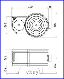ASW-60B Honma Seisakusyo Factory Cooking Stove Black stainless Fireplaces T2410R ASW-60B Honma Seisakusyo Factory Cooking Stove Black stainless Fireplaces T2410R