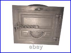 Antique Cast Iron Chimney Dutch Oven Door Clean Out Very Clean Ready To Use