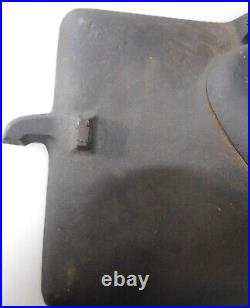 Antique Cast Iron Heart of the Home Stove Door Wood Burning Cottage Oven Furnace
