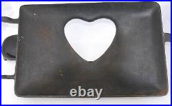 Antique Cast Iron Heart of the Home Stove Door Wood Burning Cottage Oven Furnace