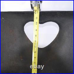 Antique Cast Iron Heart of the Home Stove Door Wood Burning Cottage Oven Furnace