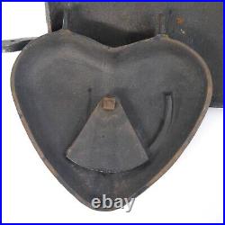 Antique Cast Iron Heart of the Home Stove Door Wood Burning Cottage Oven Furnace