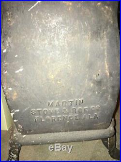 Antique Cast Iron Wood Burning Cook Stove Martin Stove & Roe Florance ALA