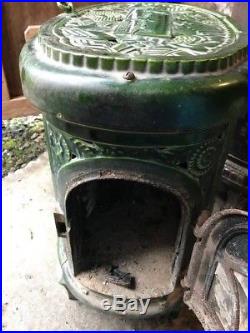 Antique French wood burning stove