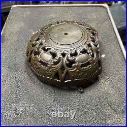 Antique Old Round Oak Parlor Wood Stove Ornate Topper Cast Iron Parts