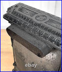 Antique Victorian T&P Albany Parlor Wood Stove Fireplace