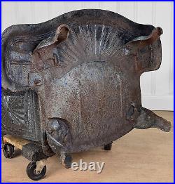 Antique Victorian T&P Albany Parlor Wood Stove Fireplace