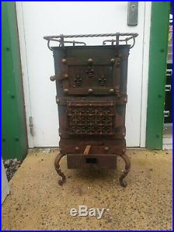 Antique Vintage Wood burning stove Authentic
