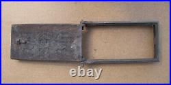 Antique cast iron door with frame for wood burning stove Antique cast iron door with frame for wood burning stove