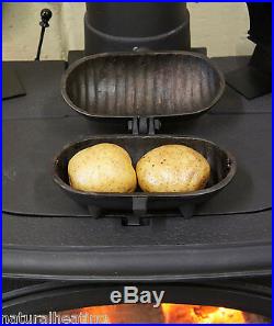 BAKED POTATOES / CHESTNUTS COOKER Oven use on Woodburning Multifuel Stoves Fires