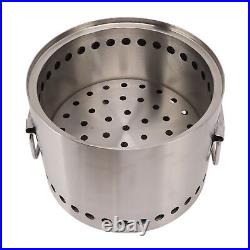 BBQ Wood Burning Stove Campfire Camping Stove Thickened Stainless Steel For